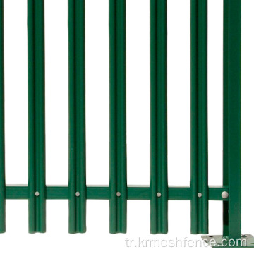 PVC plastik yeşil kuşak plastik palisade bahçe çitleri